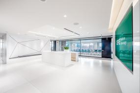 最新游戏公司前台设计装饰效果图