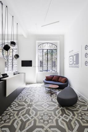 游戏公司前台装修方案效果图