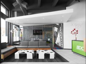 广告公司前台室装修效果图大全