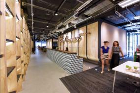 科技公司前台室装修效果图