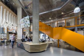 科技公司前台图片装修效果图大全