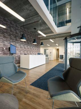 2018年游戏公司前台装修效果图