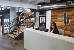 高档科技公司前台装修图片