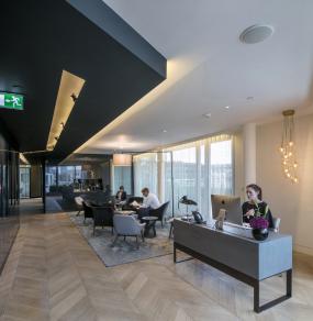 最新游戏公司前台设计装修图片