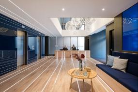 广告公司前台装修方案效果图