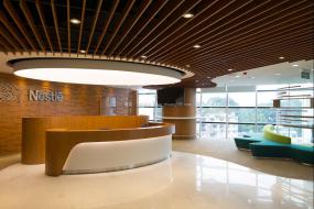 互联网公司前台装修效果图大全