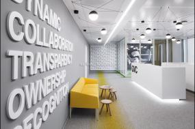 IT公司前台设计与装修效果图大全