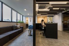 外国公司前台设计装修效果图片大全