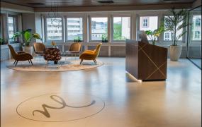 最新互联网公司前台设计装饰效果图