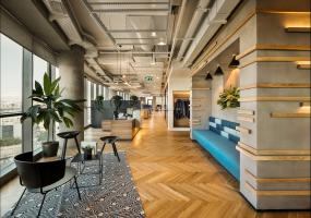 互联网公司前台装修装潢效果图