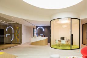 IT公司前台设计装饰图