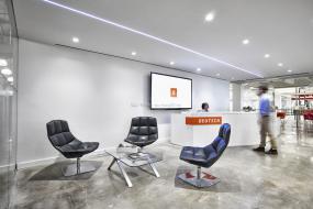 广告公司前台装修设计效果图大全