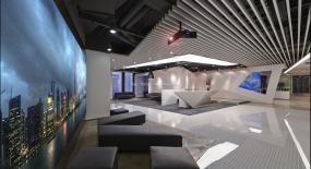 广告公司前台装饰装修图片