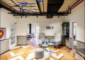 互联网公司前台装修实景图片大全