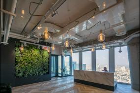 高档广告公司前台装修图片