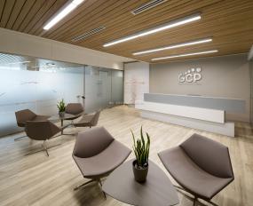 IT公司前台设计装修效果图片