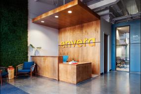 高档互联网公司前台装修效果图大全