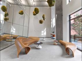 高档广告公司前台装修效果图大全