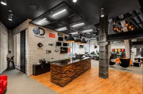 广告公司前台设计装修效果图片大全