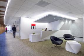 软件公司前台装饰设计图