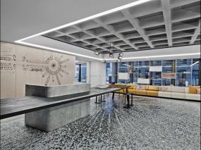 最新投资公司前台设计装饰效果图