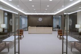 2018投资公司前台装修效果图