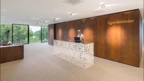 投资公司前台装修实景图图片大全