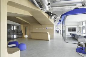 投资公司前台设计装修图片