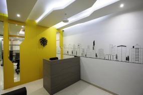 通信公司前台装饰效果图片