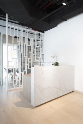 投资公司前台设计装修效果图