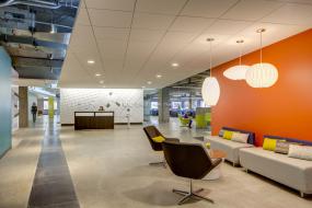 投资公司前台装饰装修效果图大全