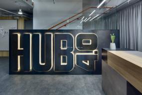 投资公司前台装潢效果图