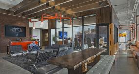 投资公司前台装饰装修图片