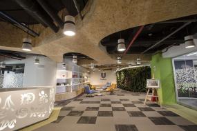 通信公司前台装修高清图片