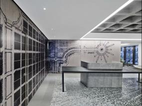 最新投资公司前台设计图片