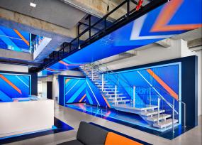 通信公司前台装修设计图片