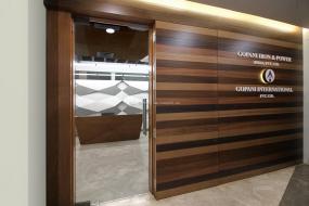 高档投资公司前台装修图片