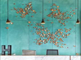 投资公司前台装修效果图大全