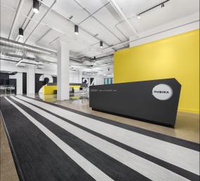 投资公司前台设计与装修效果图