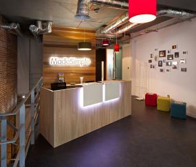 最新金融公司前台设计装修图片