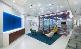 最新工业公司前台装修设计图片