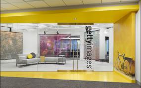 金融公司前台图片装修