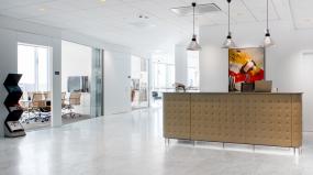 金融公司前台设计装修效果图片