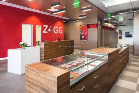 电子科技公司前台设计装潢图片