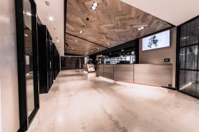 工业公司前台精装修设计图片