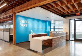 生物科技公司前台图片装修效果图