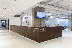 高档房地产公司前台装修图片大全