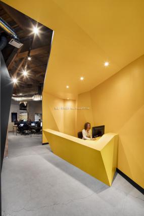 房地产公司前台装饰设计效果图大全