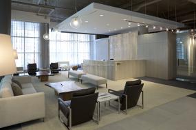 房地产公司前台装修设计图片