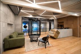 房地产公司前台设计装修效果图